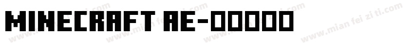 Minecraft AE字体转换